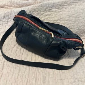 GORGEOUS black leather Hammitt crossbody bag!